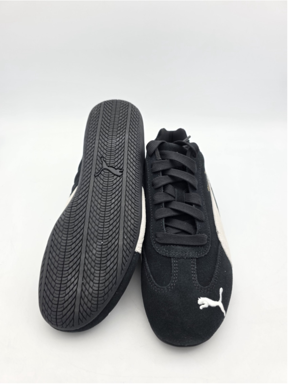 Puma Boys Speedcat Jr Lace Up Suede Sneakers Black Size 6.5 - Picture 5 of 5